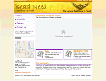 Tablet Screenshot of beadneed.com